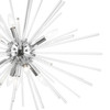 LIVEX LIGHTING 41255-05 9 Light Polished Chrome Large Pendant Chandelier