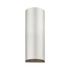 LIVEX LIGHTING 22063-91 1 Light Brushed Nickel Outdoor / Indoor ADA Large Sconce