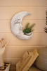 KALALOU H4284 CLAY MOON WALL PLANTER