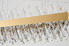 BETHEL INTERNATIONAL FT53C34G-3K 100-Light LED Chandelier, Gold