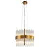BETHEL INTERNATIONAL MU57S15G 40-Light Chandelier, Gold