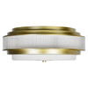 CWI LIGHTING 1567C18-4-602 Valdivia 4 Light Satin Gold Flush Mount