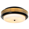 CWI LIGHTING 1567C22-5-101 Valdivia 5 Light Black Flush Mount