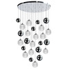 CWI LIGHTING 1679P24-13-601 Siena 13 Light Chrome Chandelier