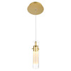 CWI LIGHTING 1606P5-1-602 Olinda LED Integrated Satin Gold Mini Pendant