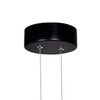 CWI LIGHTING 1297P4-1-101 Pulley 4 in LED Black Mini Pendant