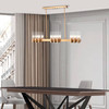 WAREHOUSE OF TIFFANY'S MD46/18MG Shea 36 in. 18-Light Indoor Matte Gold Finish Chandelier with Light Kit