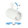 JESCO LIGHTING H2L562L-4090-38D-WH JESCO 36W LED Line Voltage Track Head Fixture 4000K  H-Type 90 CRI White