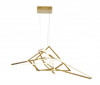 BETHEL INTERNATIONAL FIT34C52G 1-Light LED Chandelier, Gold