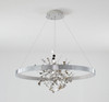 BETHEL INTERNATIONAL GL350C32CH 1-Light Chandelier, Chrome