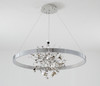 BETHEL INTERNATIONAL GL350C32CH 1-Light Chandelier, Chrome