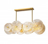 BETHEL INTERNATIONAL KM01C39BR 12-Light Chandelier, Brass