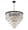 BETHEL INTERNATIONAL LA81C32B 15-Light Chandelier, Black