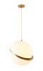 BETHEL INTERNATIONAL DLS80P7W 1-Light Pendant, Gold