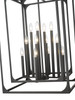 Z-LITE 3038-12MB 12 Light Chandelier, Matte Black