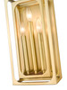 Z-LITE 3038-3S-RB 3 Light Wall Sconce, Rubbed Brass