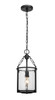 Z-LITE 346P8-MB 1 Light Pendant, Matte Black Z-LITE 346P8-MB 1 Light Pendant, Matte Black