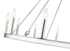 Z-LITE 482R-12PN 12 Light Chandelier, Polished Nickel