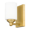 Z-LITE 485-1S-BG 1 Light Wall Sconce, Brushed Gold