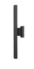 Z-LITE 576S-2-BK-LED 2 Light Outdoor Wall Sconce, Black