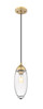 Z-LITE 651P-RB 1 Light Pendant, Rubbed Brass