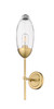 Z-LITE 651S-RB 1 Light Wall Sconce, Rubbed Brass