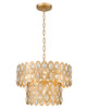 Z-LITE 822P15-HB 5 Light Pendant, Heirloom Brass