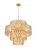 Z-LITE 822P26-HB 13 Light Pendant, Heirloom Brass