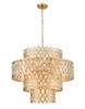 Z-LITE 822P26-HB 13 Light Pendant, Heirloom Brass