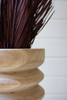 KALALOU CFAN1128 Natural Wooden Stool/Planter