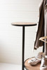 KALALOU CHW1499 Metal And Wood Coat Rack With Round Shelves
