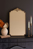 KALALOU CLL2790 Antique Brass Vertical Wall Mirror