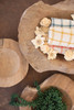 KALALOU DAM1000 Set Of Three Rustic Teak Bowls