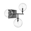 AVENUE LIGHTING HF4203-BK 3-Light WALL SCONCE, BLACK