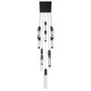 AVENUE LIGHTING HF1905-13-GL-BK-C 13-Light FLUSH MOUNT PENDANTS, BLACK