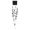 AVENUE LIGHTING HF1904-25-GL-DBZ-C 25-Light FLUSH MOUNT PENDANTS, DARK BRONZE