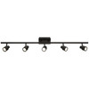 ACCESS LIGHTING 63075LEDDLP-MBL 5-Light 5 Light Adjustable LED Track, Matte Black