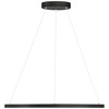 ACCESS LIGHTING 52068LEDD-MBL/ACR 1-Light Dual Voltage LED Pendant, Matte Black