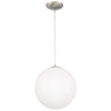 ACCESS LIGHTING 23944-BS/OPL 1-Light Pendant, Brushed Steel