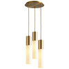 OXYGEN LIGHTING 3-8-6340 Pendant Canopy, Aged Brass