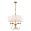 ELK HOME 89716/5 Neville 23'' Wide 5-Light Chandelier - Natural Brass