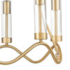 ELK HOME H0018-8564 Celsius 27'' Wide 6-Light Chandelier - Satin Brass