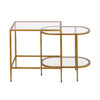 ELK HOME H0805-9915/S2 Blain Nesting Table - Set of 2 Brass