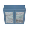 ELK HOME H0015-9936 Goldston Cabinet - Blue Mirage