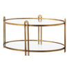 ELK HOME H0895-10846 Arch Coffee Table - Gold