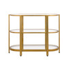 ELK HOME H0805-9914 Blain Console Table - Brass