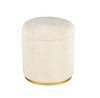 ELK HOME S0035-9183 Raina Ottoman - Beige Boucle