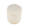 ELK HOME S0035-9183 Raina Ottoman - Beige Boucle