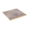 ELK HOME TABLE002-TOP Etched Metal Table Chateau Square - TOP