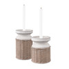 ELK HOME S0037-11228/S2 Norris Candleholder - Set of 2 Beige